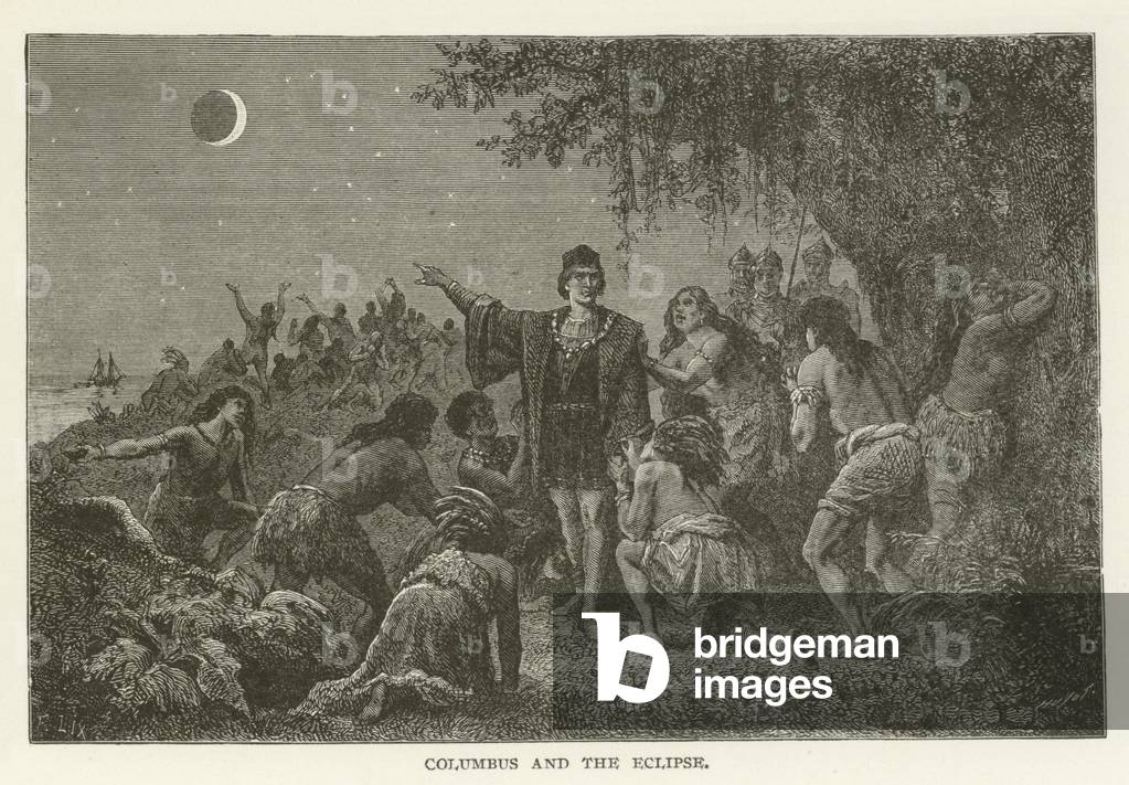 Columbus and the Eclipse (engraving)