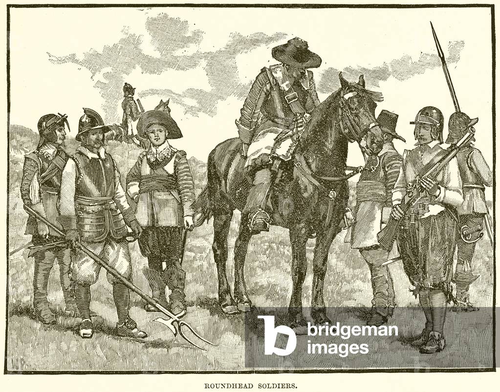Roundhead Soldiers (engraving)