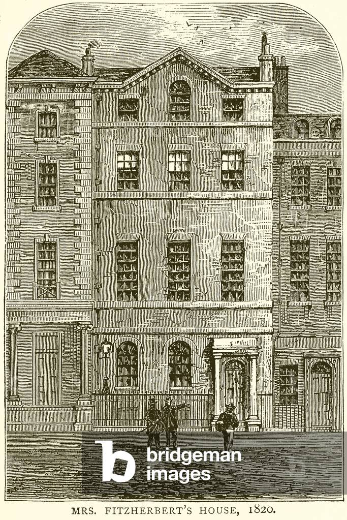 Mrs. Fitzherbert's House, 1820 (engraving)