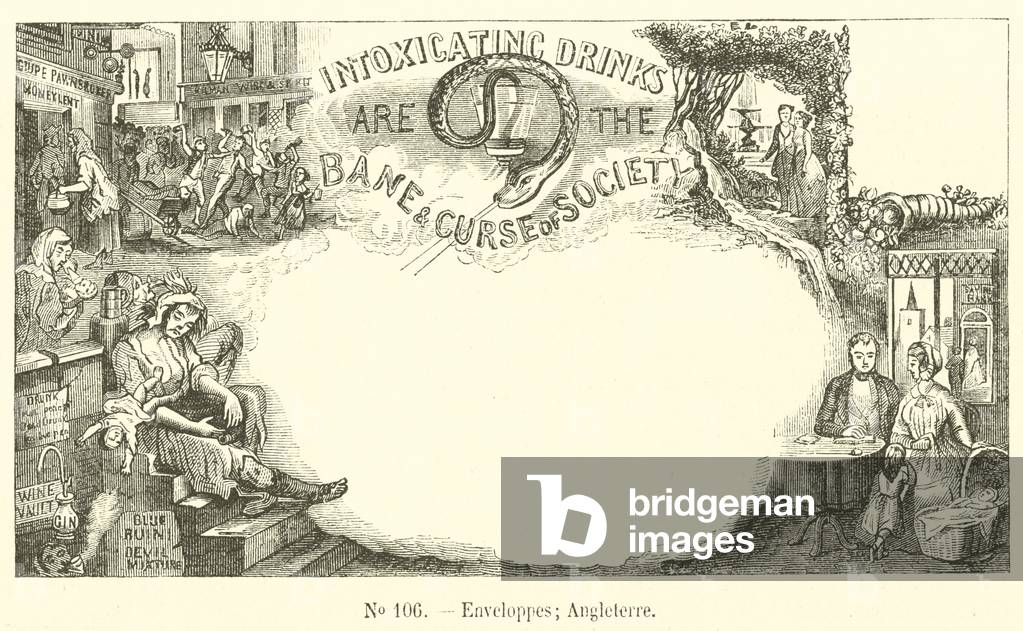 Enveloppes, Angleterre (engraving)