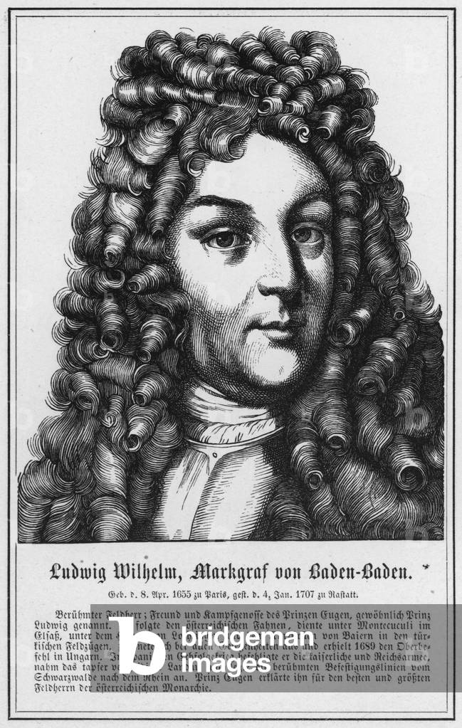 Ludwig Wilhelm, Markgraf von Baden-Baden (engraving)