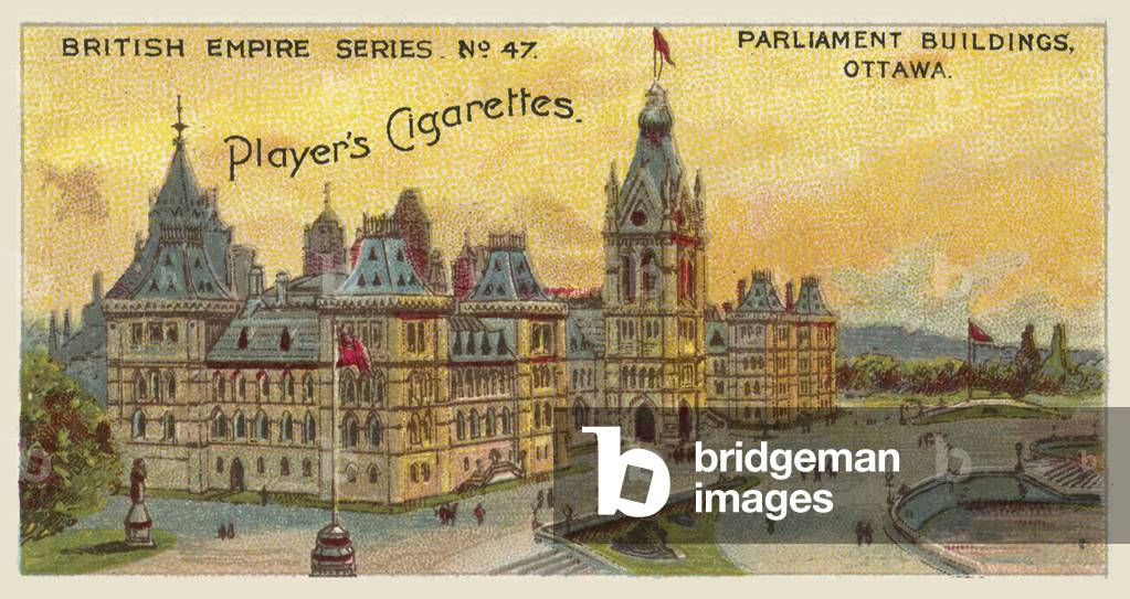 Parliament Buildings, Ottawa (chromolitho)