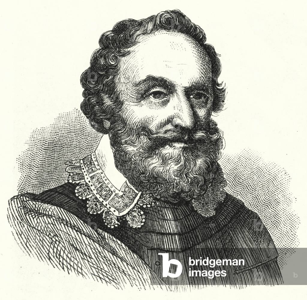 Heinrich Matthias, Count of Thurn, Bohemian military commander of the Thirty Years War (engraving)