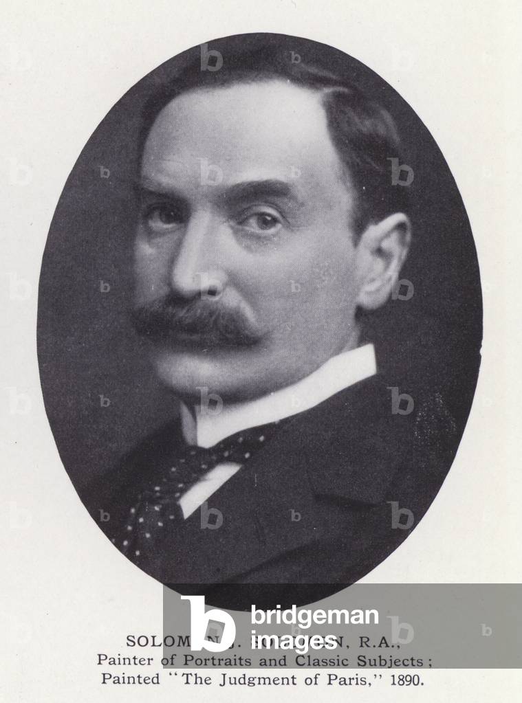 Prominent Men of London: Solomon J Solomon (b/w photo)