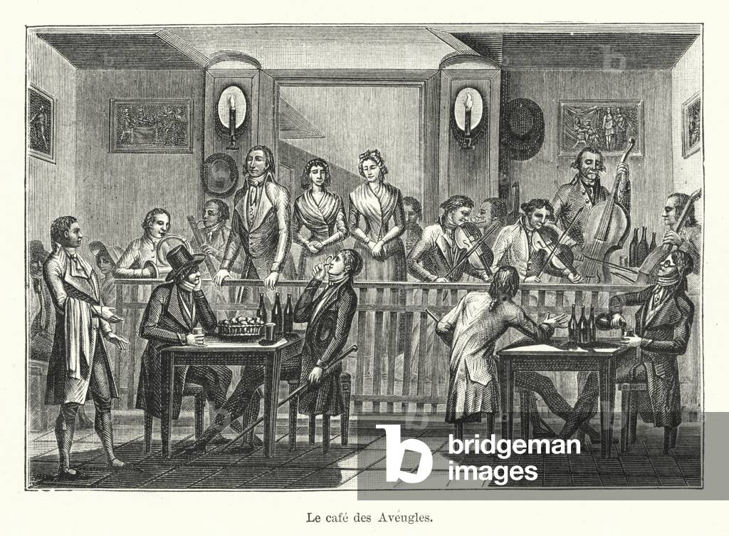 Le cafe des Aveugles (engraving)