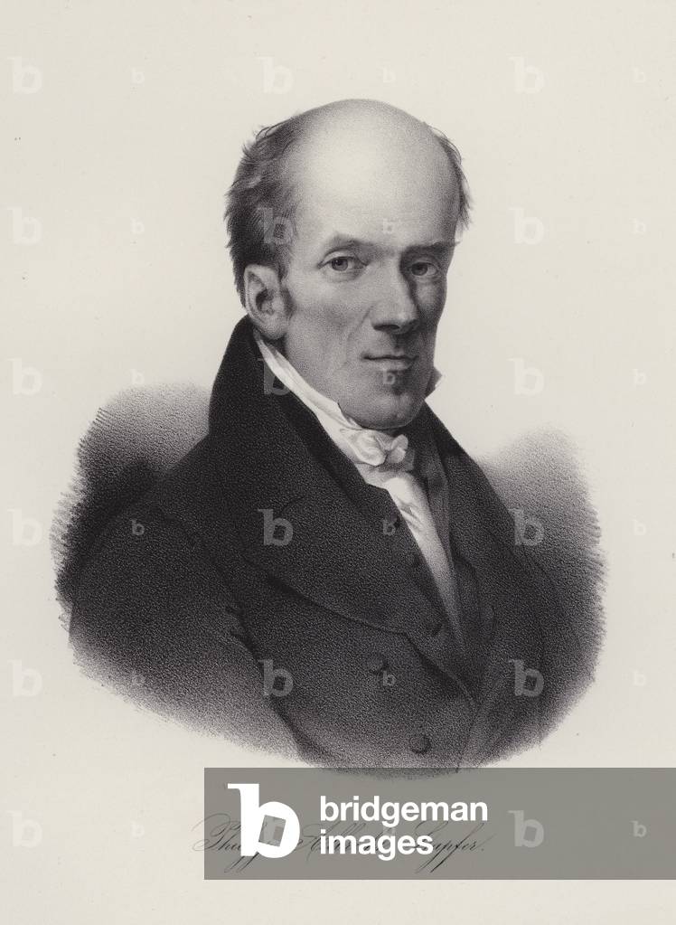 Philipp Albert Stapfer, Swiss politician and philosopher (engraving)