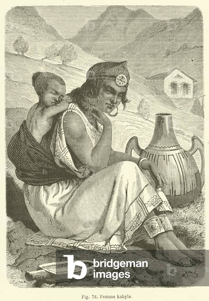 Femme kabyle (engraving)