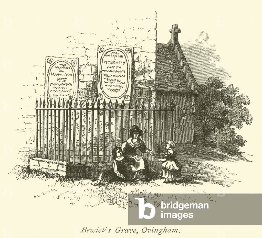 Bewick's Grave, Ovingham (engraving)