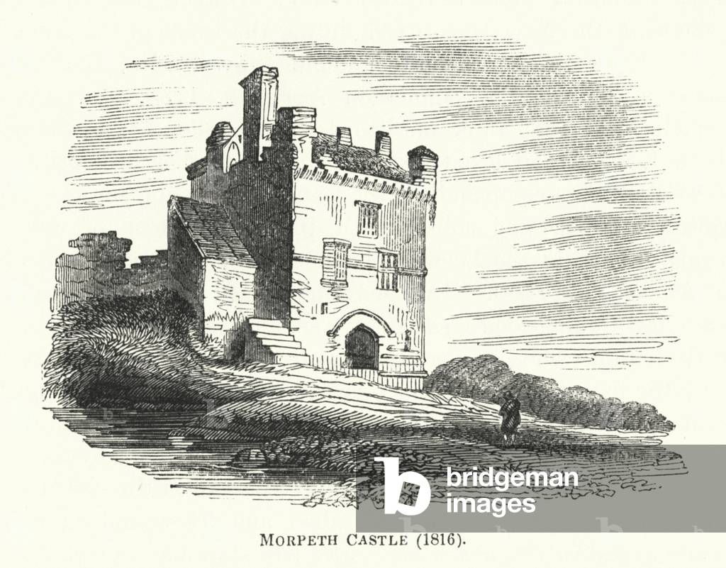 Morpeth Castle, 1816 (engraving)