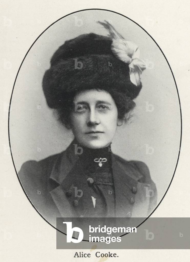 Alice Cooke (b/w photo)