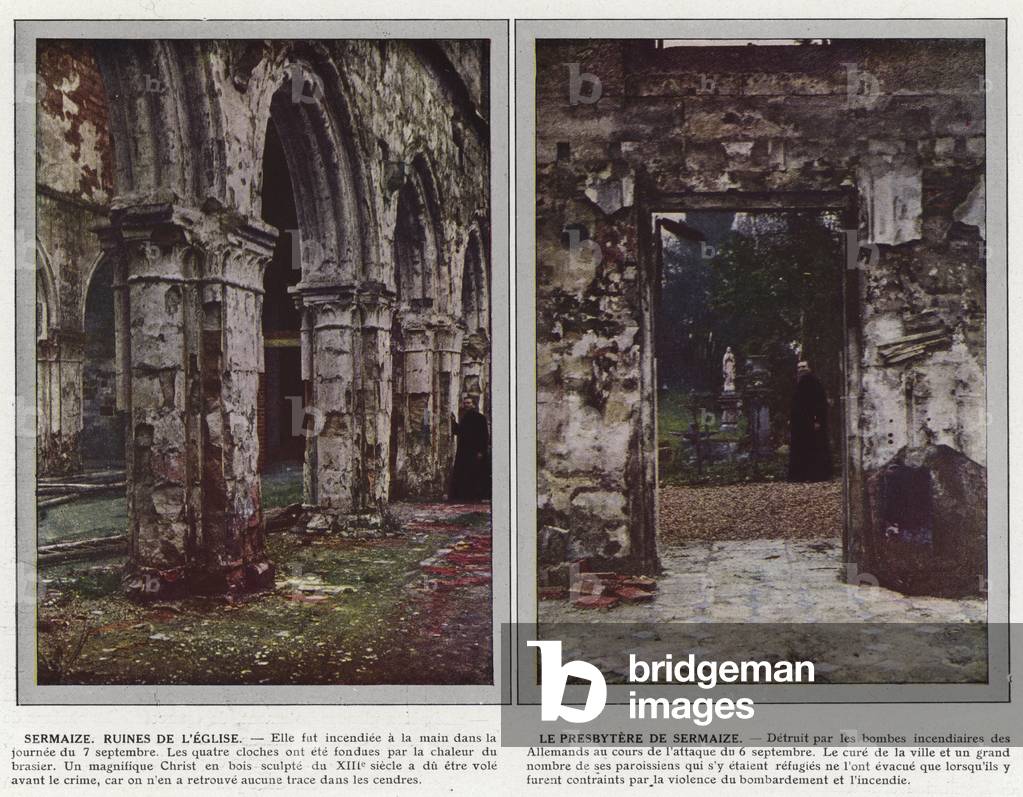 Sermaize, Ruines de L'Eglise, Le Presbytere de Sermaize (photo)