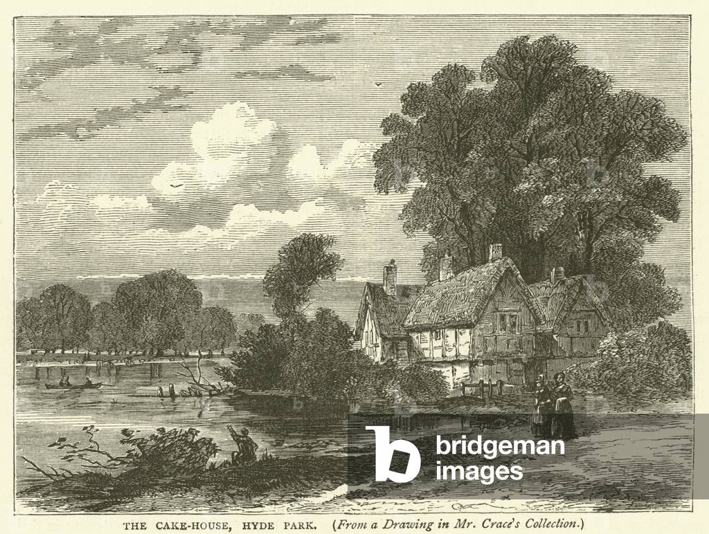 The Cake-House, Hyde Park, from a drawing in Mr Crace's collection (engraving)