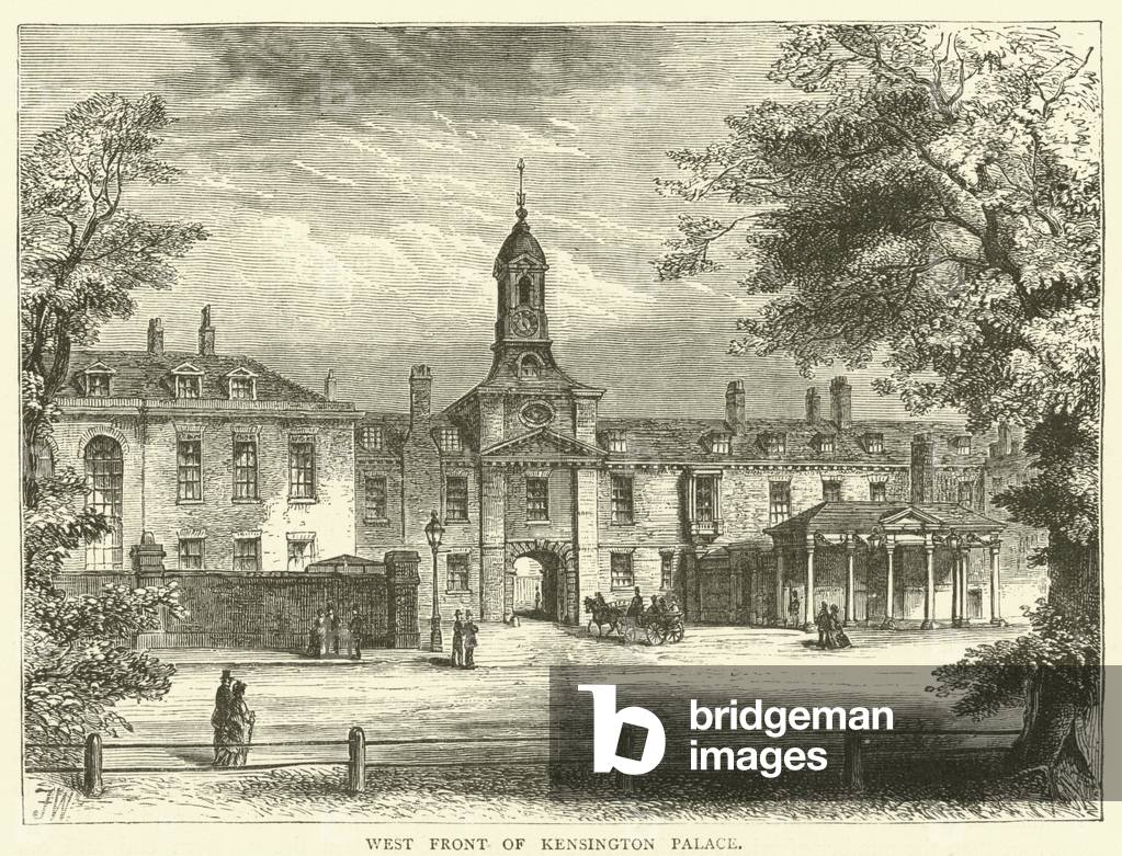 West front of Kensington Palace (engraving)