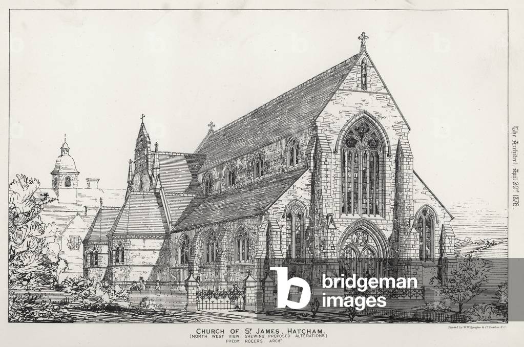 Church of St James, Hatcham (engraving)
