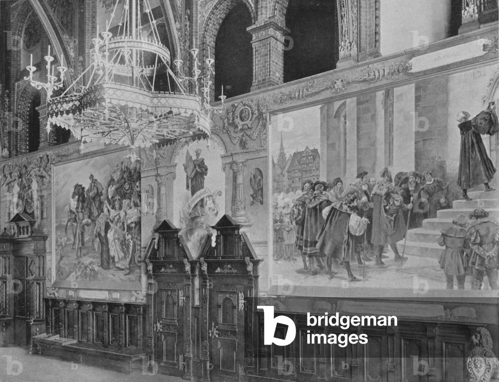 Rathaussaal, Nordseite (b/w photo)