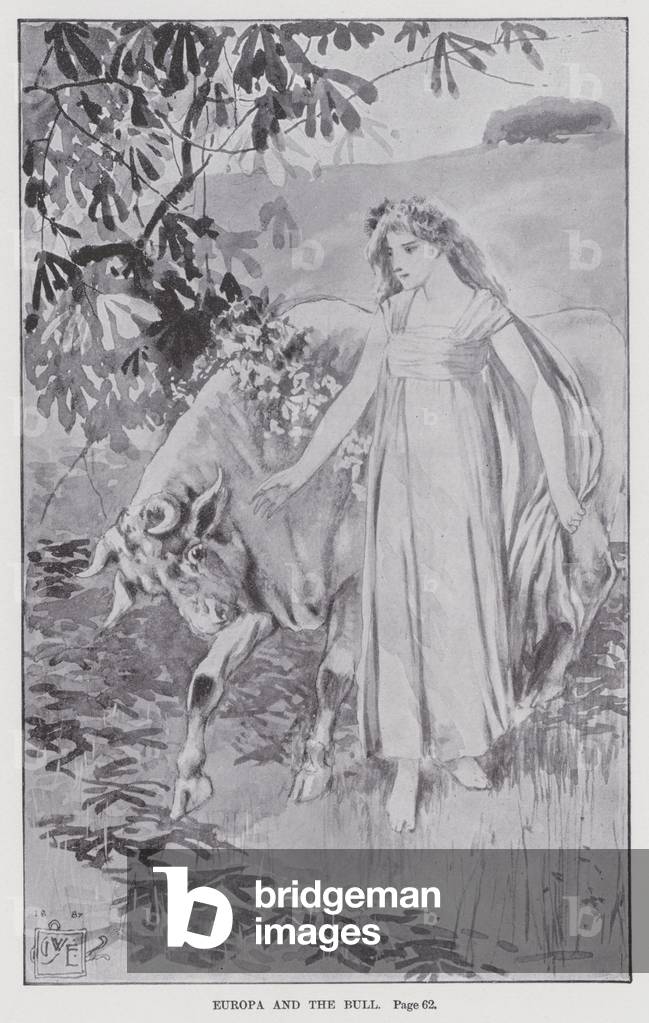 Europa and the Bull (litho)