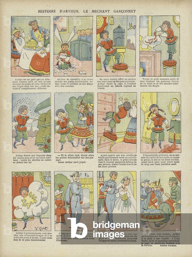 Illustration for Le Rire (colour litho)