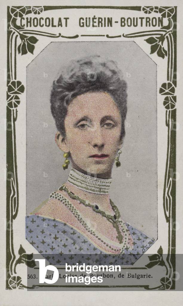 Marie-Louise de Bourbon, de Bulgarie (coloured photo)