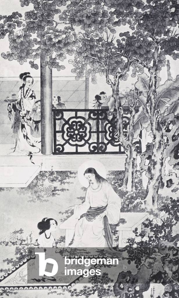 The Life of Christ by Chinese Artists: Martha and Mary (litho)