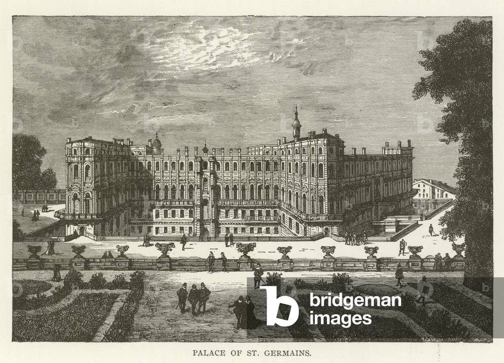 Palace of St Germains (engraving)