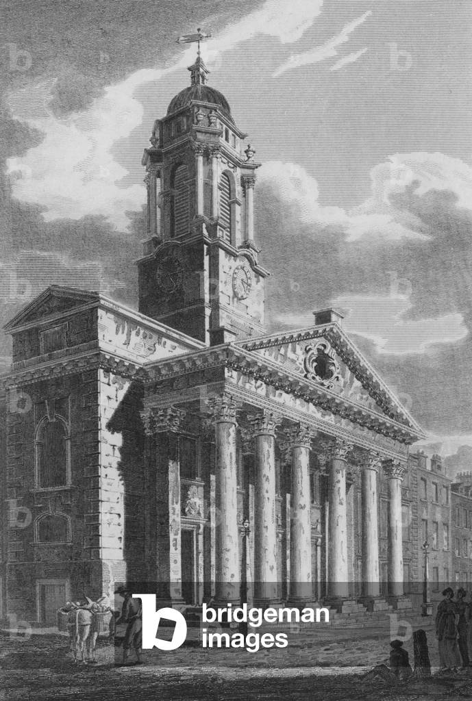 St George's Church, Hanover Square, Westminster (engraving)
