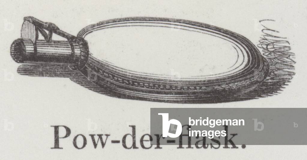 Powder flask (engraving)