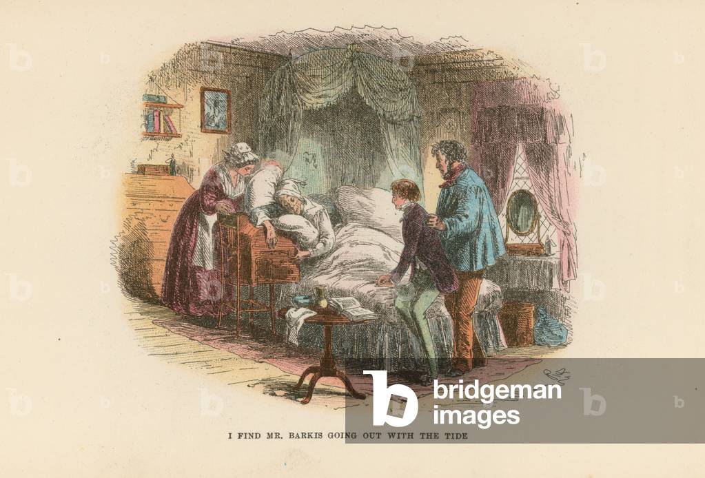 Illustration for David Copperfield (colour litho)