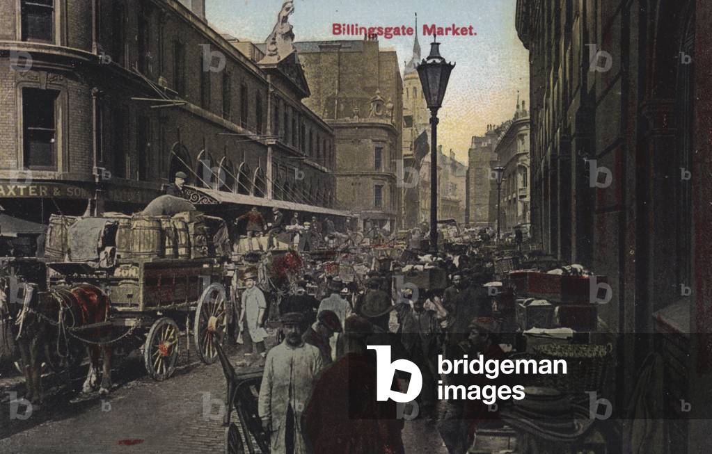Billingsgate Market (coloured photo)