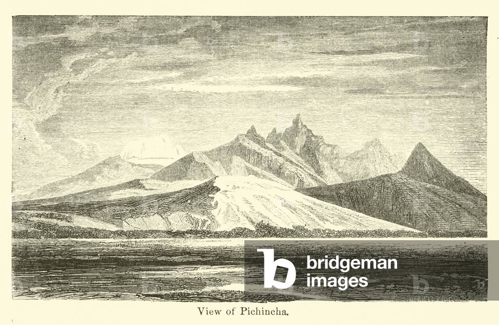 View of Pichincha (engraving)
