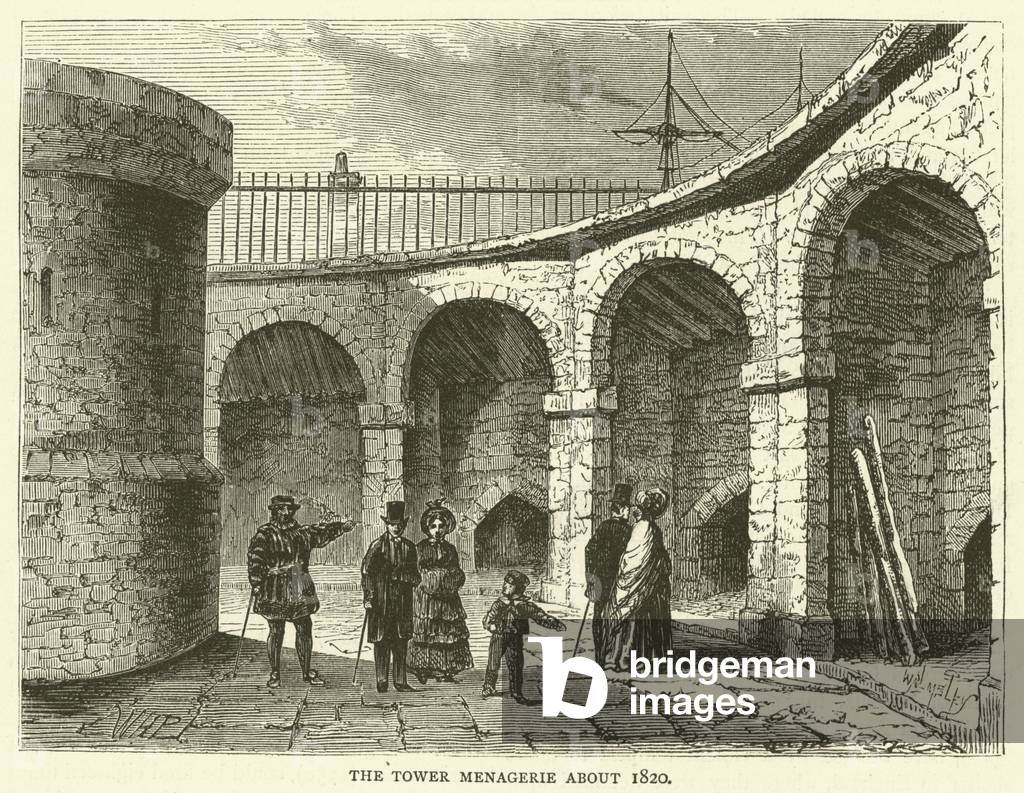 The Tower Menagerie about 1820 (engraving)