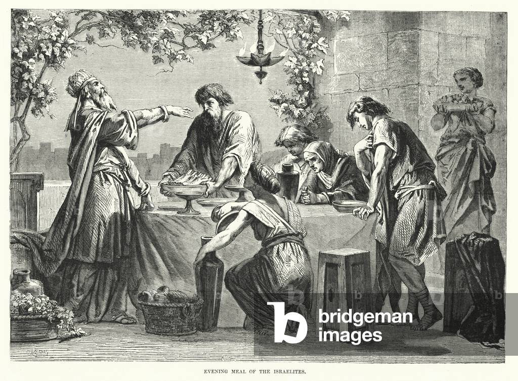 Evening Meal of the Israelites (engraving)