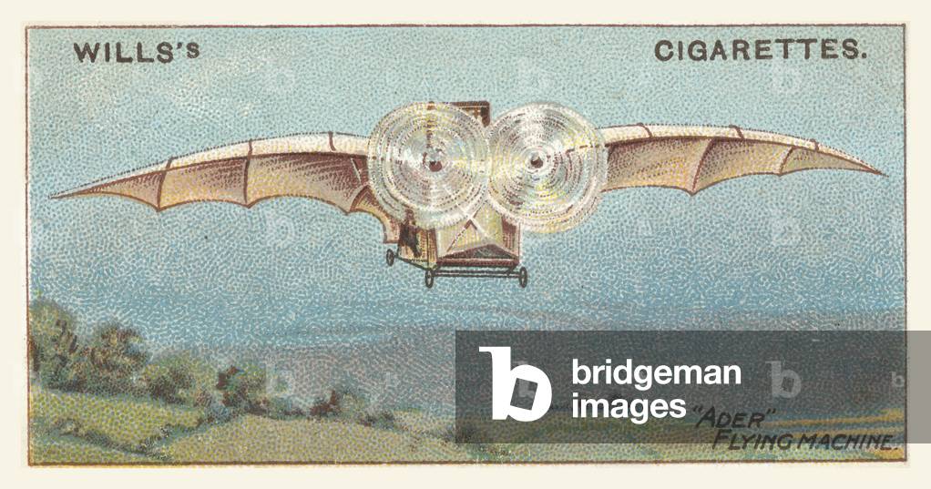 Ader Flying Machine (chromolitho)