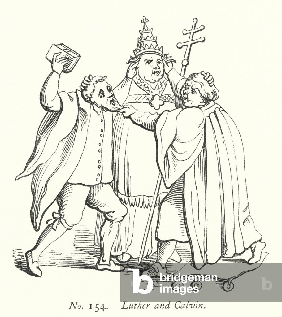 Luther and Calvin (engraving)