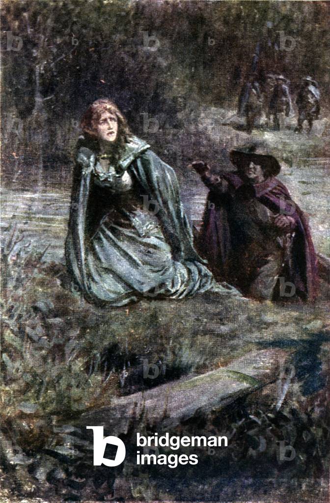Illustration for The Three Musketeers (colour litho)