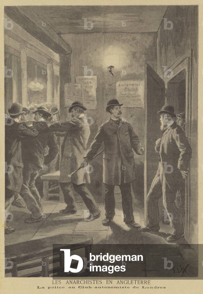 Anarchists in England (litho)