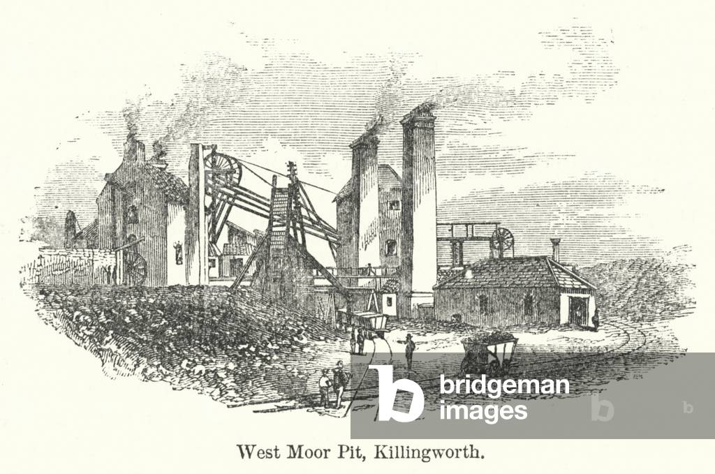West Moor Pit, Killingworth (engraving)