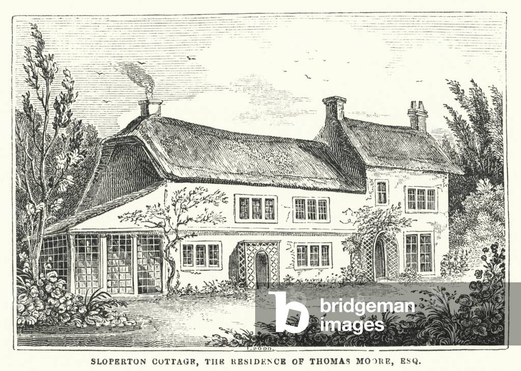 Sloperton Cottage, the Residence of Thomas Moore, Esquire (engraving)