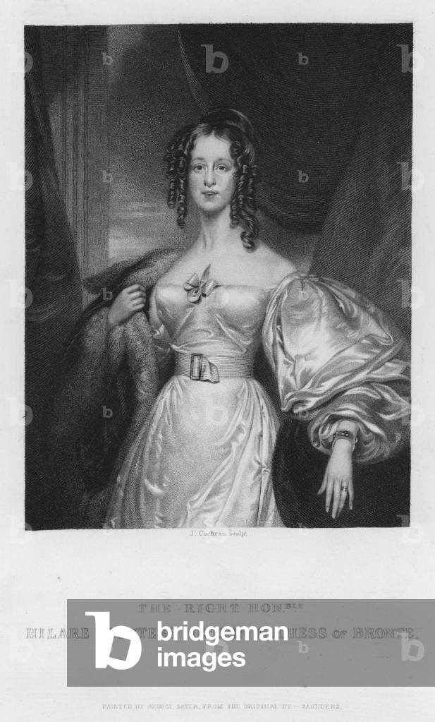 Hilare, Countess Nelson, Duchess of Bronte (engraving)