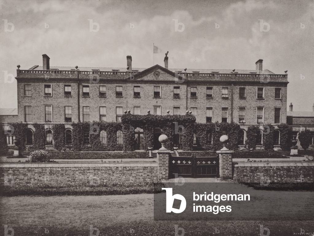 St Edmund’s College: Central Building (b/w photo)