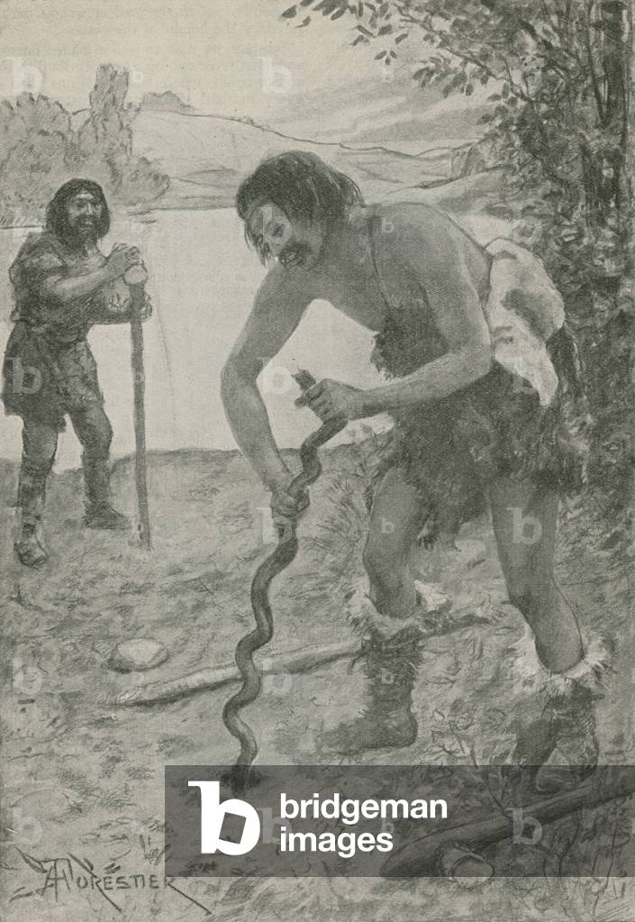 Was he the man who found the screw? (litho)