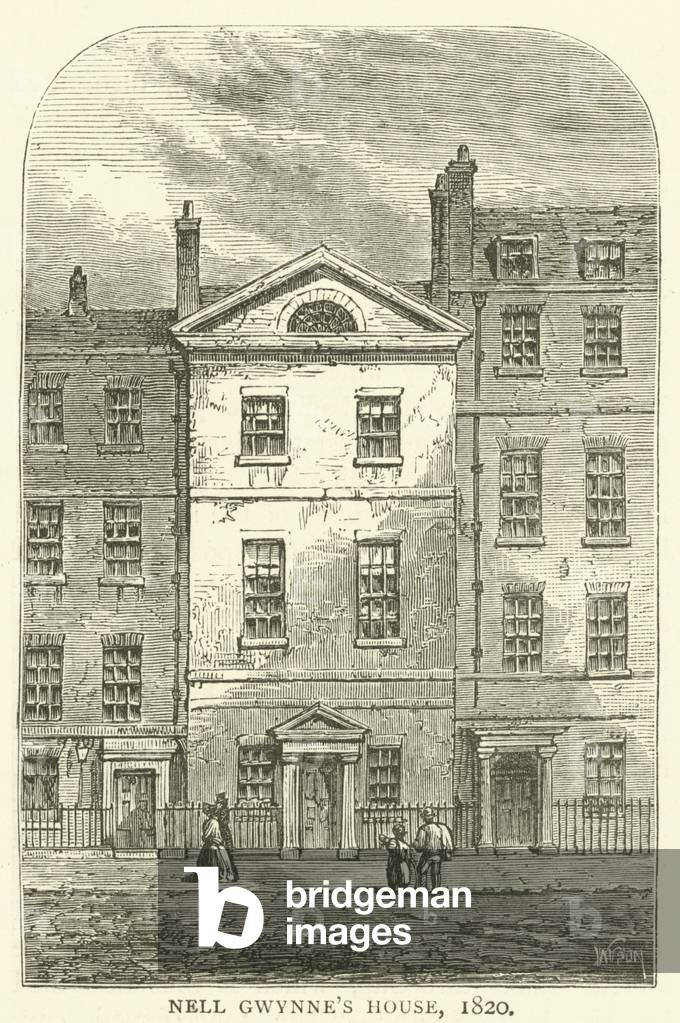 Nell Gwynne's House, 1820 (engraving)