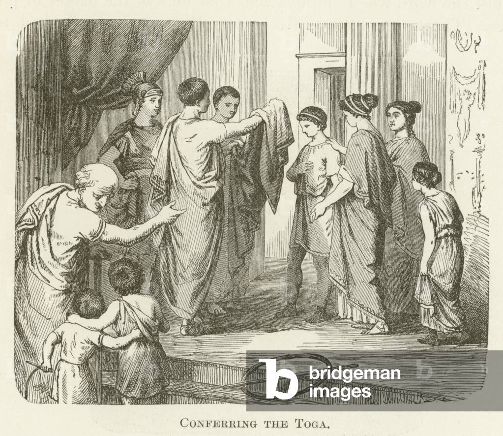 Conferring the Toga (engraving)