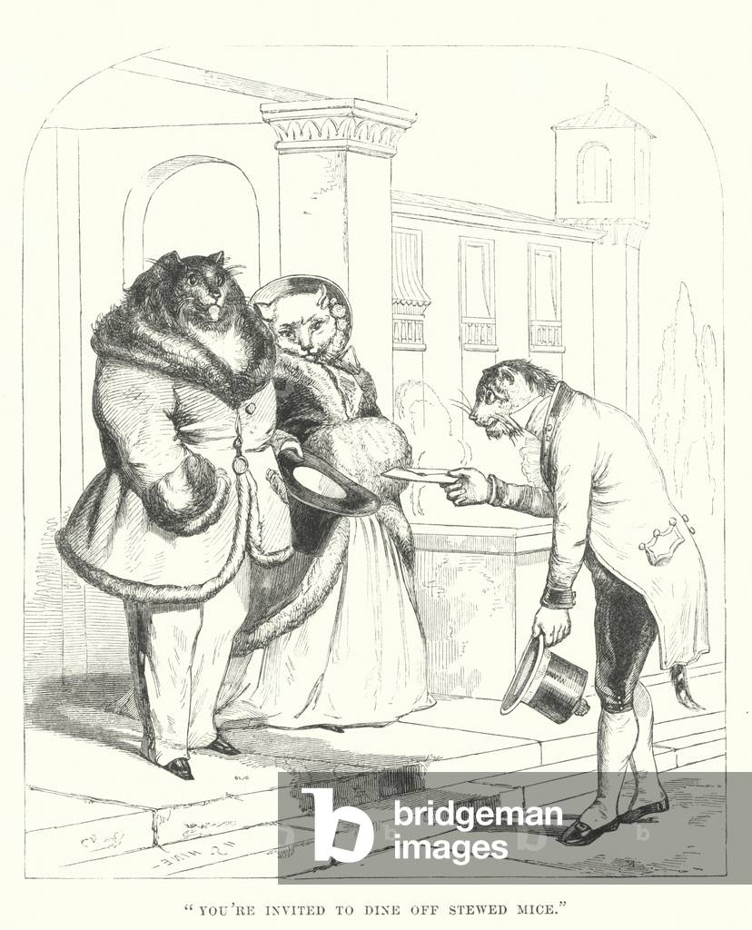 Fat cats (engraving)