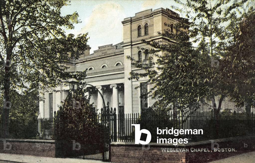 Wesleyan Chapel, Boston (colour photo)