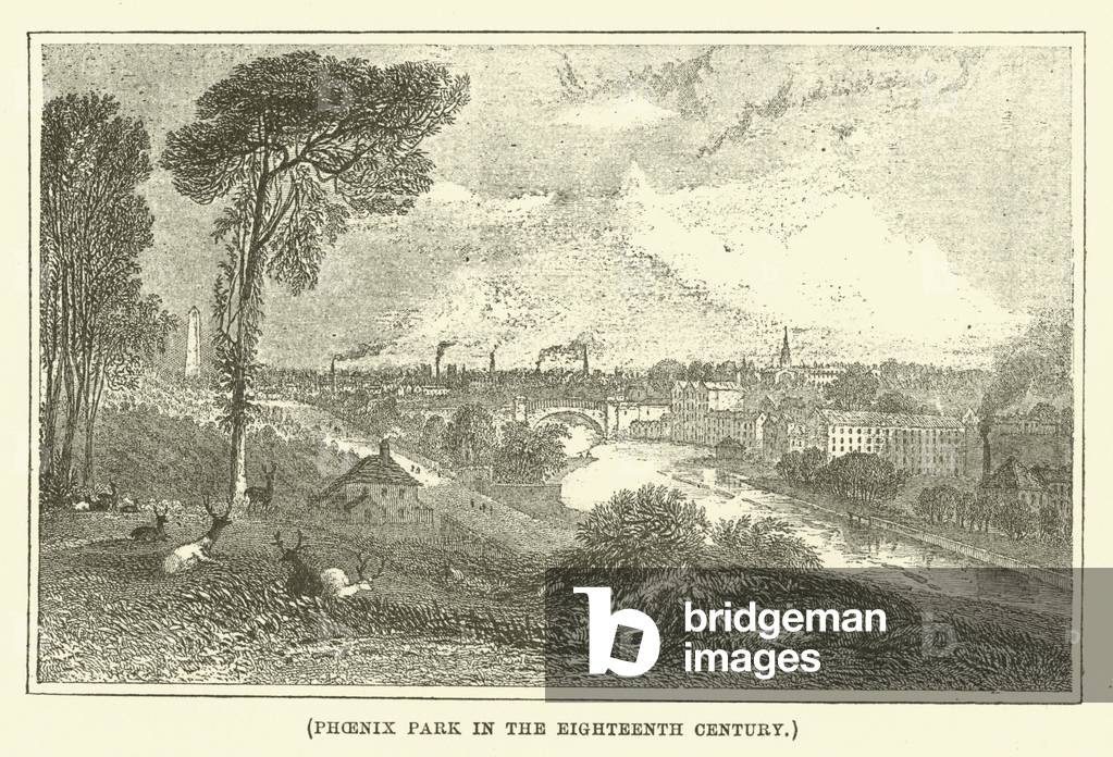 Phoenix Park in the Eighteenth Century (engraving)