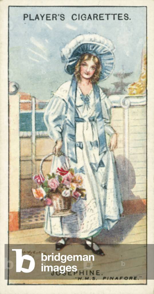 Gilbert and Sullivan, Josephine, HMS Pinafore (colour litho)