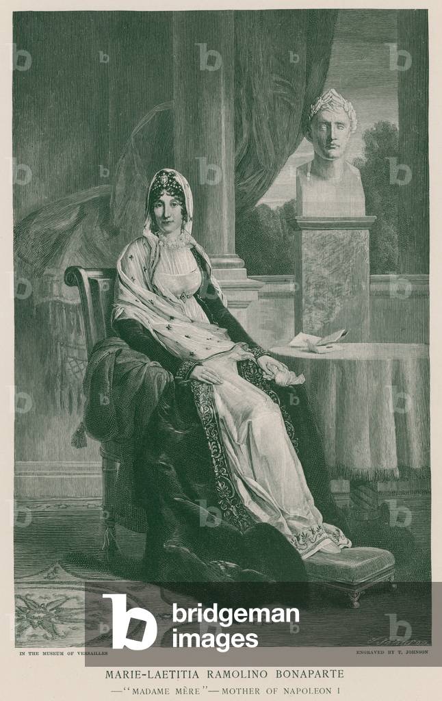 Marie-Laetitia Ramolino Bonaparte (engraving)