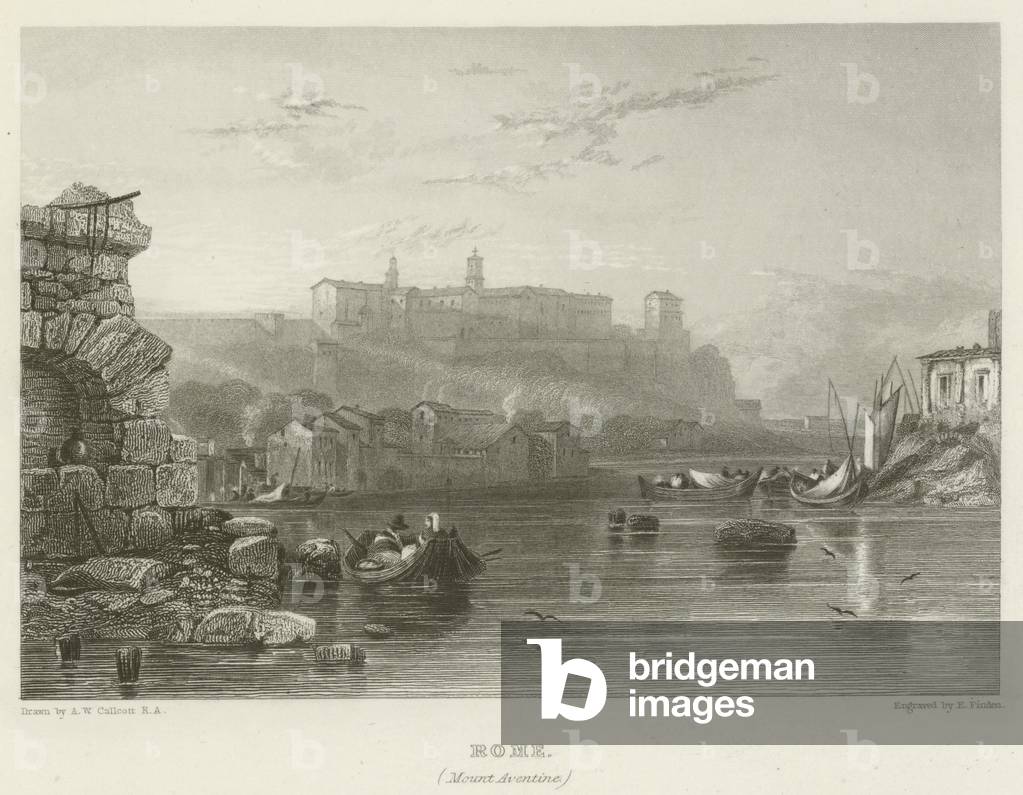 Rome, Mount Aventine (engraving)