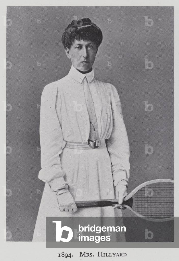 1894, Mrs Hillyard (b/w photo)