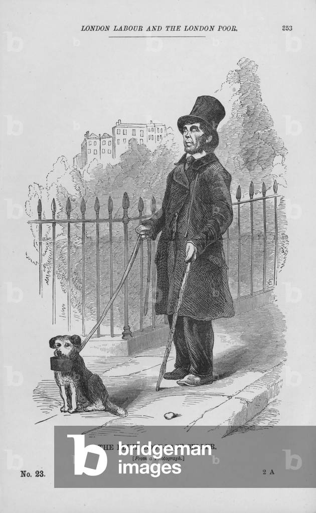 The Blind Boot-Lace Seller (engraving)